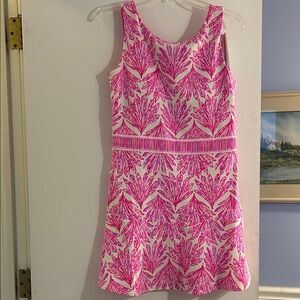 Lilly Pulitzer Pink and White Dress NWT Luxletic